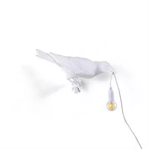 Seletti Bird Lamp White Looking Right